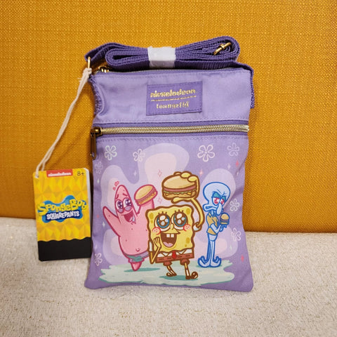 Spongebob Square Pants Patrick Purple Passport Bag