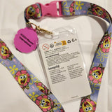 SpongeBob Square Pants Pink Flower  Lanyard