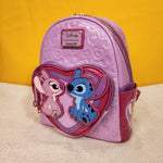 Lilo & Stitch Angel & Stitch Heart Moving Mini Backpack