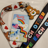 Care Bears Rainbow Lanyard ID Holder