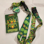 Teenage Mutant Ninja Turtles Peace Love Pizza Lanyard