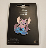 Lilo & Stitch Angel and Stitch Squish Enamel Pin