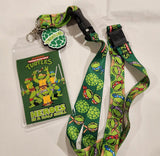 Teenage Mutant Ninja Turtles Peace Love Pizza Lanyard