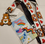 Care Bears Rainbow Lanyard ID Holder