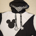 Mickey Mouse Y2K Ying Yang Hoodie Large