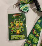 Teenage Mutant Ninja Turtles Peace Love Pizza Lanyard