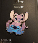 Lilo & Stitch Angel and Stitch Squish Enamel Pin