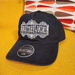 Beetlejuice Snapback Black Baseball Cap Embroidered