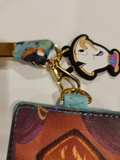 Beauty and the Beast Fireplace Scene Lanyard