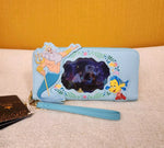 Little Mermaid Princess Scene Lenticular Wristlet