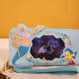 Little Mermaid Princess Scene Lenticular Wristlet