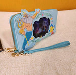 Little Mermaid Princess Scene Lenticular Wristlet