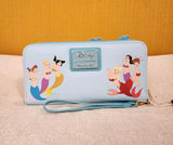 Little Mermaid Princess Scene Lenticular Wristlet