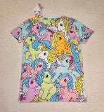 My Little Pony AOP Rainbow T Shirt Size Small