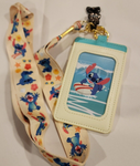 Lilo and Stitch Sandcastle Beach Scrump Lanyard