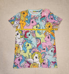 My Little Pony AOP Rainbow T Shirt Size Small