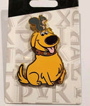 Pixar UP Dug Squirrel on Head Enamel Pin Dog Monogram