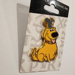 Pixar UP Dug Squirrel on Head Enamel Pin Dog Monogram