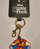 Winnie the Pooh Rainy Day Umbrella Puffer Jacket 3D Keychain