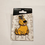 Pixar UP Dug Squirrel on Head Enamel Pin Dog Monogram