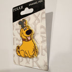 Pixar UP Dug Squirrel on Head Enamel Pin Dog Monogram