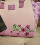 Tangled Rapunzel and Pascal Floral Handbag