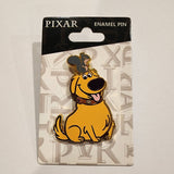 Pixar UP Dug Squirrel on Head Enamel Pin Dog Monogram