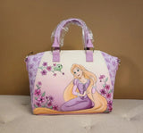 Tangled Rapunzel and Pascal Floral Handbag