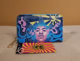 Jimi Hendrix Psychedelic Glow Landscape Wallet