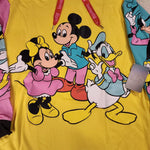 Disney 100 Mickey & Friends Classic Color Block Hoodie Unisex L