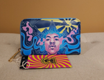 Jimi Hendrix Psychedelic Glow Landscape Wallet