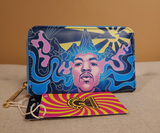 Jimi Hendrix Psychedelic Glow Landscape Wallet