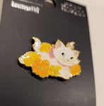 Aristocats Marie Poppy Floral Enamel Pin