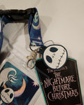 NBC Jack Skellington Teal Art Lanyard