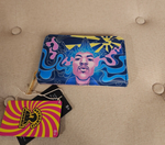 Jimi Hendrix Psychedelic Glow Landscape Wallet