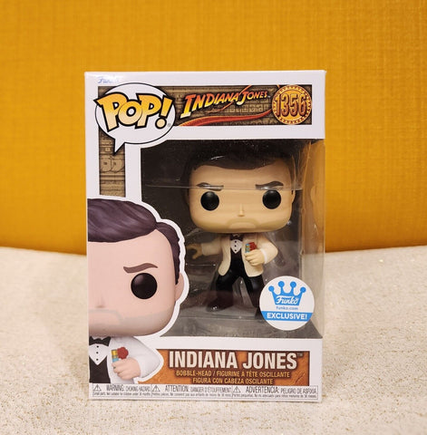 INDIANA JONES White Suit 1356 Funko Shop Exclusive NEW IN BOX