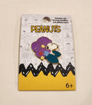 Peanuts Snoopy Purple Flower Enamel Pin