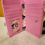 My Melody And Kuromi Heart Wallet