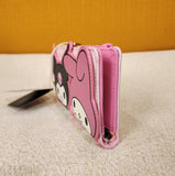 My Melody And Kuromi Heart Wallet