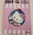 Hello Kitty with Milk Jug Enamel Pin