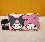 My Melody And Kuromi Heart Wallet