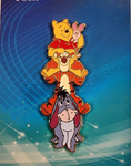 Winnie the Pooh and Friends Stacked Characters Enamel Pin