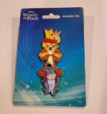 Winnie the Pooh and Friends Stacked Characters Enamel Pin