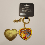 Tigger Heart Locket Winnie the Pooh Keychain Charn Hinged