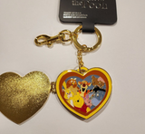 Tigger Heart Locket Winnie the Pooh Keychain Charn Hinged