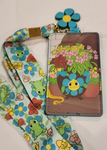 Tangled Rapunzel Pascal Flowers Lanyard