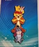 Winnie the Pooh and Friends Stacked Characters Enamel Pin