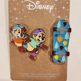 Chip N Dale Skateboard Enamel Pin Set