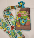 Tangled Rapunzel Pascal Flowers Lanyard