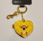 Tigger Heart Locket Winnie the Pooh Keychain Charn Hinged